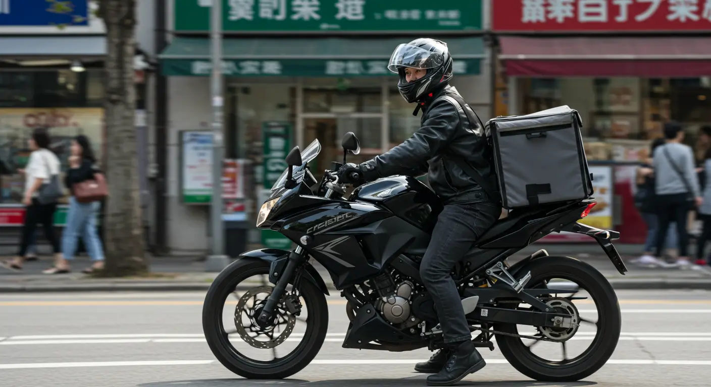 Vaga de entregador com moto