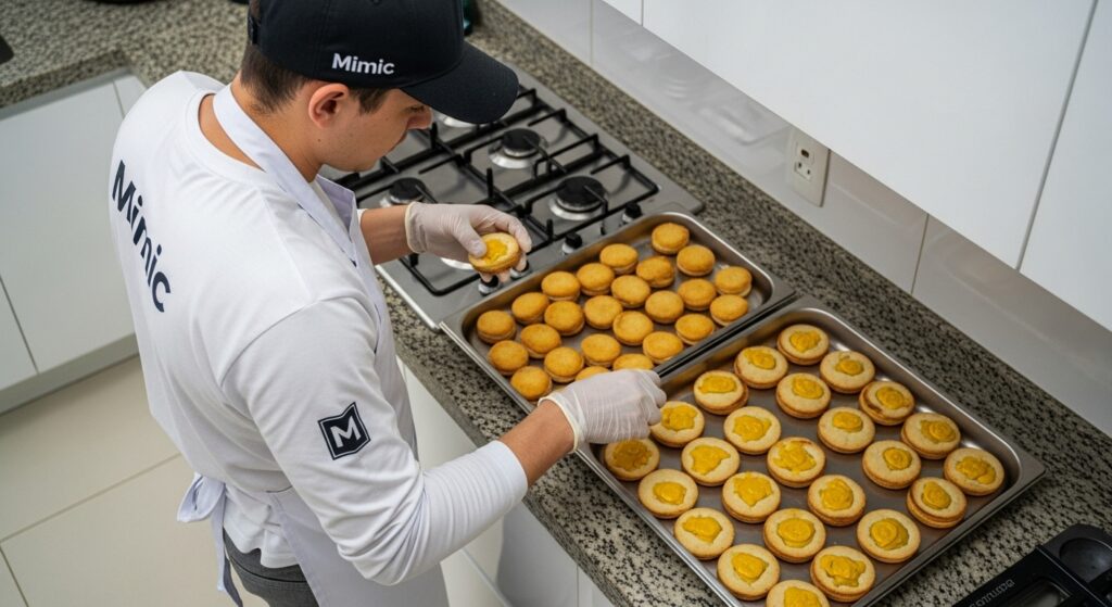 preparando cozinha para delivry