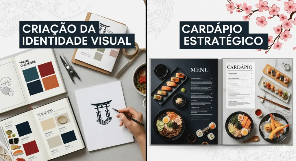 Criação da Identidade Visual e Cardápio Estratégico